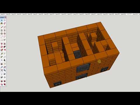 Видео: Отопительная печь 6 на 3,5 кирпичей.