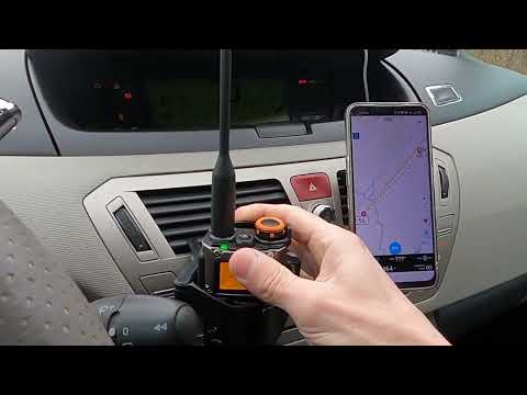 Видео: quansheng uv-k5 Тест дальности 433 мгц из машины в машину