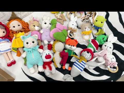 Видео: Вязаные игрушки | распродажа | готовые работы