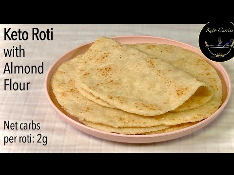 Видео: Кето-роти с миндальной мукой | Тортилья из миндальной муки | Чапати из миндальной муки | Лепешка ...