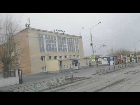 Видео: Ачинск. На трамвае 1-го маршрута :-)