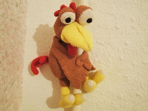 Видео: Петух Морхухн Ч-5 Cock Moorhuhn Crochet Р-5