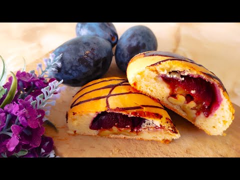 Видео: Осеннее печенье со сливами и грецкими орехами. Вкусное, ароматное и простое домашнее печенье!