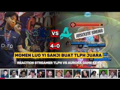 Видео: SANJI LUO YI GG ОЧЕНЬ СЕРЬЕЗЕН 🔥 РЕАКЦИЯ ИНДОНЕЗИЙСКОГО СТРИМЕРА TLPH VS AURORA ИГРА 4 ЭПИЧНЫЙ МО...