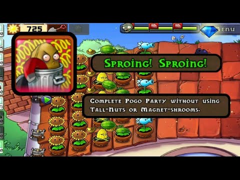 Видео: Как получить достижение Sproing! Sproing! Растения против Зомби | Plants vs Zombies Achievement