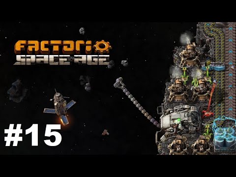 Видео: Factorio Space Age #15 - Мощная переплавка стали + понюхали уран. (Прохождение)