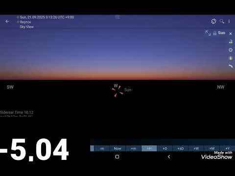 Видео: Движение высоты солнца по градусам и минутам