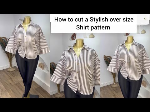 Видео: КАК СКРОЙТЕ СТИЛЬНУЮ РУБАШКУ ОВЕРСАЙЗ #рубашка #как