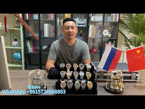Видео: Точные копии швейцарских часов в Китае лучшая копия Rolex!!!