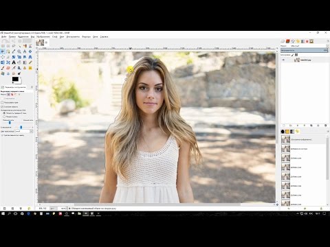 Видео: Выделение переднего плана в Gimp
