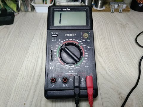 Видео: Чистка мультиметра DT890. Краткий обзор его доработки.