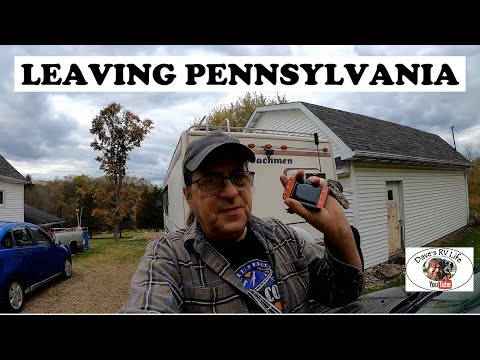 Видео: Покидая Пенсильванию — пора в путь! — Путешествие по Америке в старом автодоме класса А