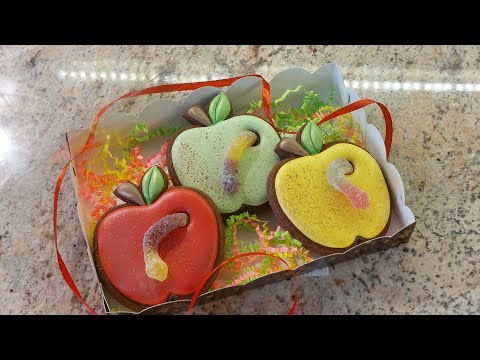 Видео: ПРЯНИКИ-ДЕНЬ УЧИТЕЛЯ!☆НАЛИВНЫЕ ЯБЛОКИ С ЧЕРВЯЧКАМИ☆🍏🍎🍏