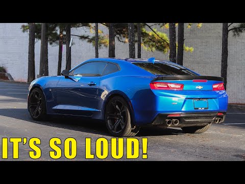 Видео: Выхлопная система BORLA ATAK с NPP - Camaro SS 1LE