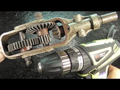 Видео: Что можно сделать из старой ручной дрели