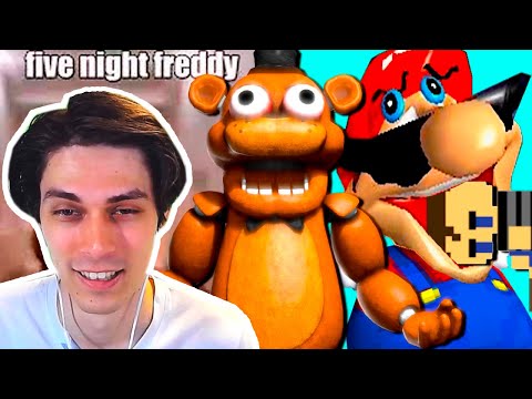 Видео: УГАР ! МАРИО В FNAF ! - SMG4: Five Nights At Freddy's Games Be Like.. Reacton - Реакция