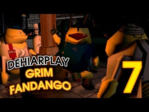 Видео: Живём за гранью смерти в Grim Fandango - 7 серия
