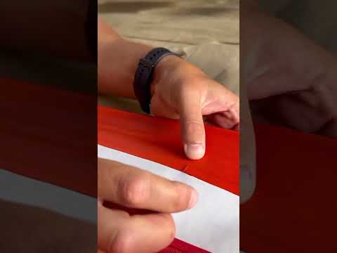 Видео: Ремонт сапборда Koi. Как заклеитесь быстро и дешево в домашних условиях по шву