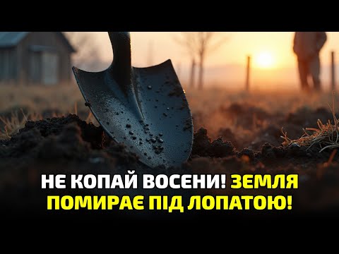 Видео: Не копай землю восени! Ось чому твій город перетворюється на бетон!
