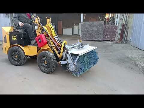 Видео: НОВЫЙ АГРЕГАТ В КОПИЛКУ / Метелка для МИНИ ПОГРУЗЧИКА