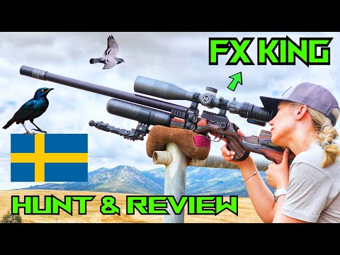 Видео: FX King | Суперснайперская блондинка | 26-грановые пули Javelin | Борьба с вредителями из пневмат...