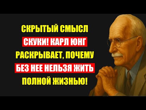 Видео: Тайный Смысл Скуки: Карл Юнг Объясняет, Почему Она Изменит Вашу Жизнь!