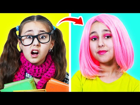 Видео: Из Ботанов в Звёзды || Как стать популярным в школе за 24 часа