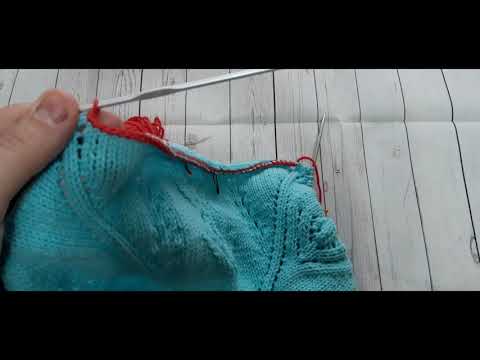 Видео: Детская  ажурная кофточка спицами Регланом сверху Подробный мастер класс 2 часть