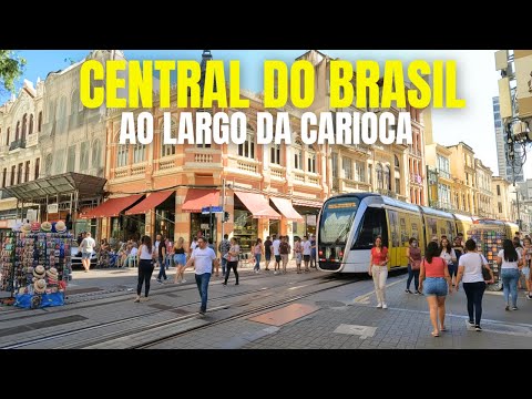 Видео: Центральная и Ларгу-да-Кариока: прогулка по центру Рио