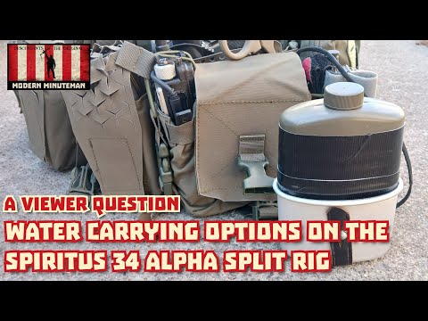 Видео: Варианты переноски воды для Spiritus 34 Alpha Split Rig. Вопрос от зрителя.