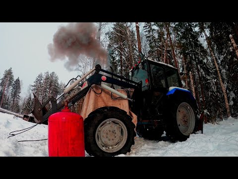 Видео: Влез в лес.в -30.