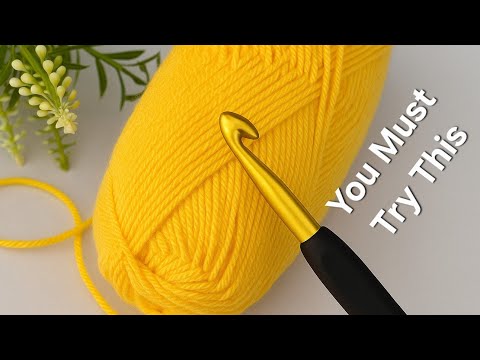 Видео: Всего 1 ряд! Невероятно красивый и простой узор крючком ✨