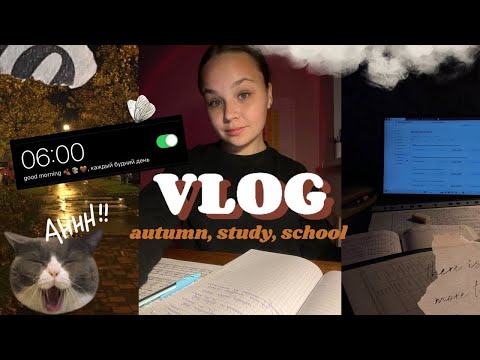 Видео: БОЛЬШОЙ study vlog🎧🤎|много домашки|школьные будни|study vibe|неделя в 10 классе