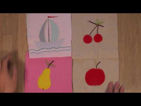 Видео: Аппликация на ткани для начинающих | Пошаговый МК
