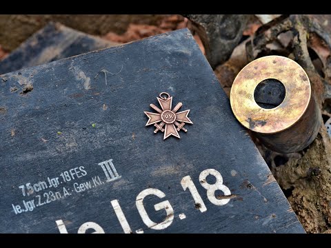 Видео: Награда Третьего Рейха из немецкого блиндажа / Third Reich award from a German dugout