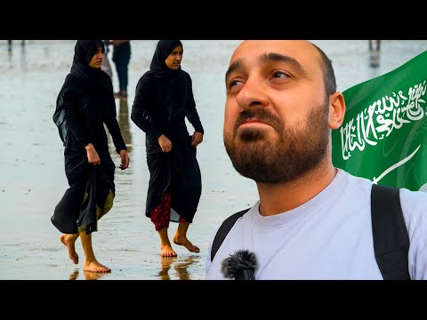 Видео: Посетите общественный пляж в Саудовской Аравии! | Первый день Джидды 🇸🇦 ~365
