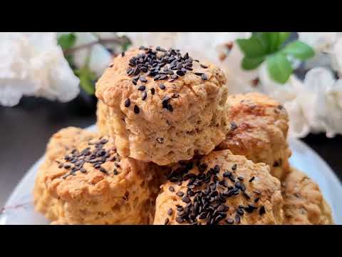 Видео: Солёные Сконы Без ЯИЦ .Сконы с Начинкой. Salty Scones. Scones With Cheese.