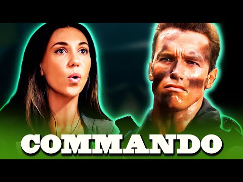 Видео: Реакция на фильм «Коммандо» (1985) с Коби. Первый просмотр.