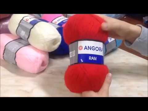 Видео: Пряжа Ярнарт Ангора Рам