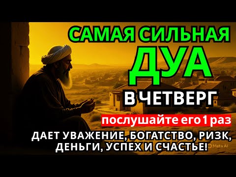 Видео: 💝 САМАЯ СИЛЬНАЯ Дуа в четверг Все желания сбываются! #дуа