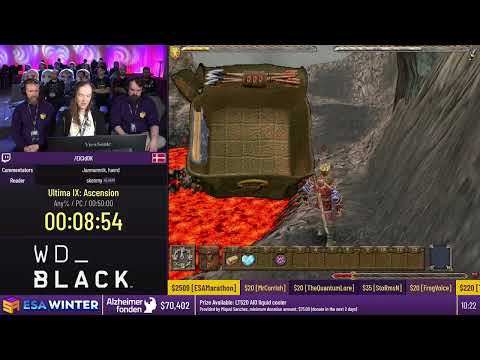 Видео: Ultima IX: Ascension [Any%] от Cid - #ESAWinter23