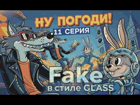 Видео: Ну, погоди /11 серия / Фейк в стекле / Как бы выглядел стеклянный мультфильм #нупогоди #glass