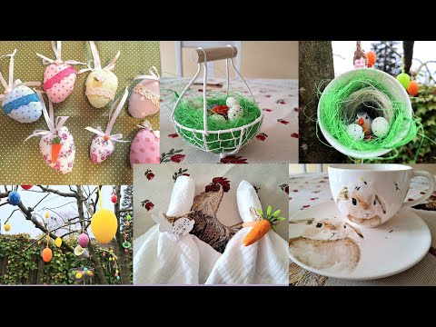 Видео: DIY/весенний декор/пасха/i sew tablecloth/Easter bunny/