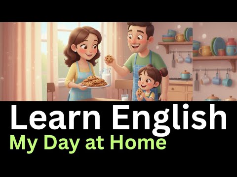 Видео: Мой день дома | Практика разговорной речи на английском языке | Практика лёгкого аудирования на а...