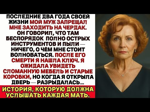 Видео: ДВА ГОДА МОЙ МУЖ НЕ ОТКРЫВАЛ ЧЕРДАК. ПОСЛЕ ЕГО СМЕРТИ Я ОТКРЫЛА ЕГО — И ЗАМЕРЛА ОТ ШОКА…