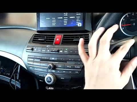 Видео: Honda Accord 2008-2013 Cogoo Android Plus Special Edition CG-AC10AD с оригинальным корпусом и пар...