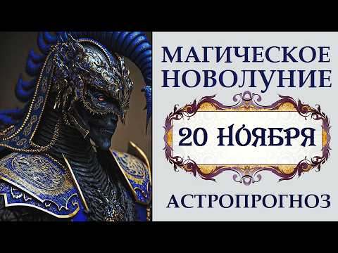 Видео: УНИКАЛЬНОЕ МАГИЧЕСКОЕ НОВОЛУНИЕ В СКОРПИОНЕ 20 НОЯБРЯ. АСТРОЛОГИЧЕСКИЙ ПРОГНОЗ