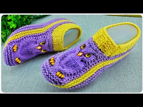 Видео: 👌Следки спицами БЕЗ ШВА!!!Узор СОВА!!!💥Подробный мастер класс