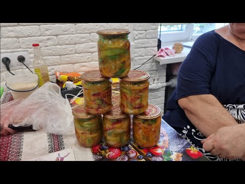Видео: Салат из зелёных помидор..очень вкусно