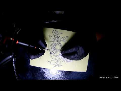 Видео: Dragon Hawk пен, роторная тату машинка с aliexpress